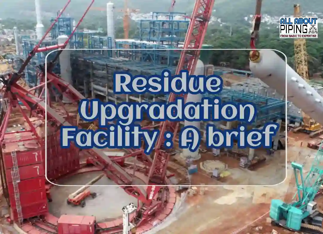 Residue upgradation facility reactor erection